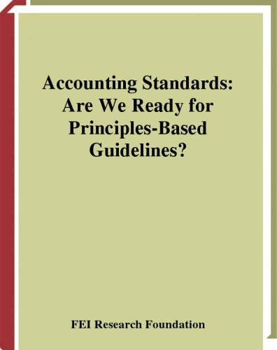 خرید و دانلود نسخه کامل کتاب Accounting Standards: Are We Ready for Principles-Based Guidelines