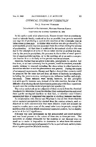 خرید و دانلود نسخه کامل کتاب Chemical Studies on Tuberculin