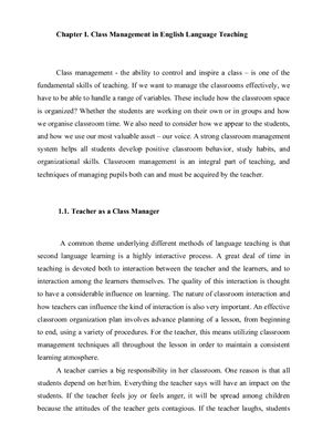 خرید و دانلود نسخه کامل کتاب Class Management in English Language Teaching