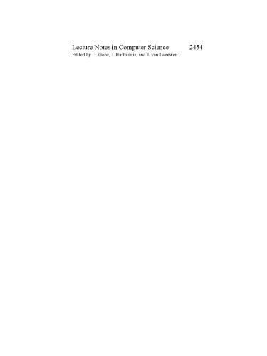خرید و دانلود نسخه کامل کتاب Data Warehousing and Knowledge Discovery: 4th International Conference, DaWaK 2002 Aix-en-Provence, France, September 4–6, 2002 Proceedings