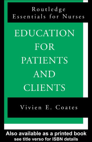 خرید و دانلود نسخه کامل کتاب Education For Patients and Clients