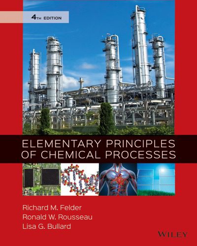 خرید و دانلود نسخه کامل کتاب Elementary Principles of Chemical Processes