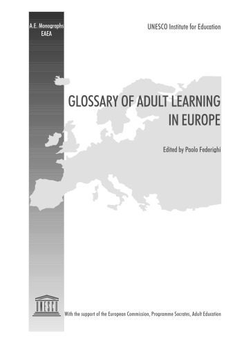 خرید و دانلود نسخه کامل کتاب Glossary of Adult Learning in Europe