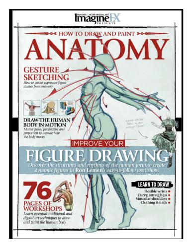 خرید و دانلود نسخه کامل کتاب ImagineFX How to Draw and Paint Anatomy vol. 2