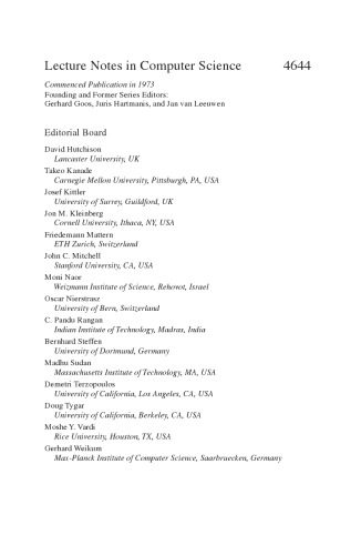 خرید و دانلود نسخه کامل کتاب Integrated Circuit and System Design. Power and Timing Modeling, Optimization and Simulation: 17th International Workshop, PATMOS 2007, Gothenburg, Sweden, September 3-5, 2007. Proceedings
