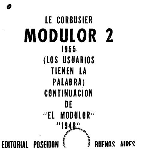 خرید و دانلود نسخه کامل کتاب Le corbusier Le Modulor 2 1955