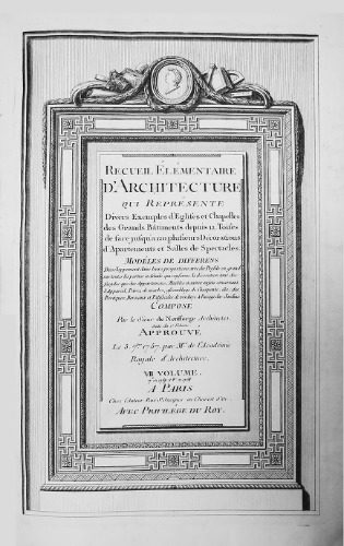 خرید و دانلود نسخه کامل کتاب Recueil Elementaire d’Architecture (Том 7)