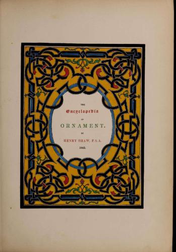 خرید و دانلود نسخه کامل کتاب The encyclopedia of ornament