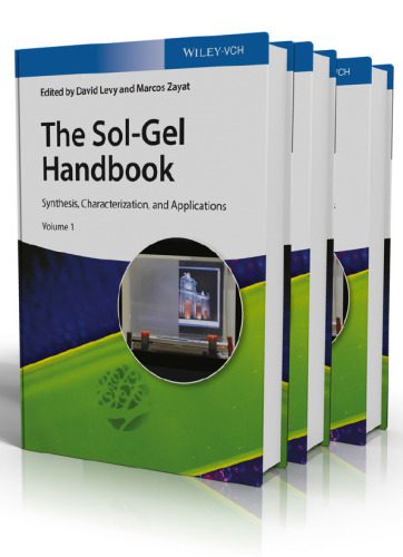 خرید و دانلود نسخه کامل کتاب The Sol-Gel Handbook: Synthesis, Characterization and Applications, 3-Volume Set