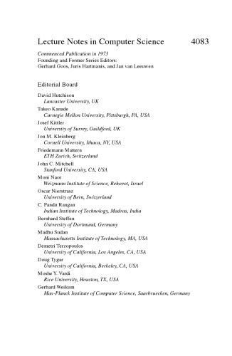 خرید و دانلود نسخه کامل کتاب Trust and Privacy in Digital Business: Third International Conference, TrustBus 2006, Kraków, Poland, September 4-8, 2006. Proceedings