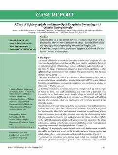 دانلود کتاب A Case of Schizencephaly and Septo-Optic Dysplasia Presenting with Anterior Encephalocele