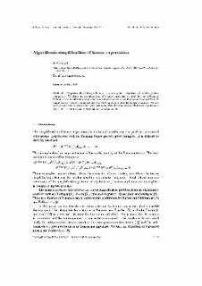 دانلود کتاب Algorithmic simplification of tensor expressions